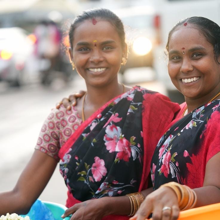 Portrait of Mira Calderon, group coordinator and fusion cooking expert